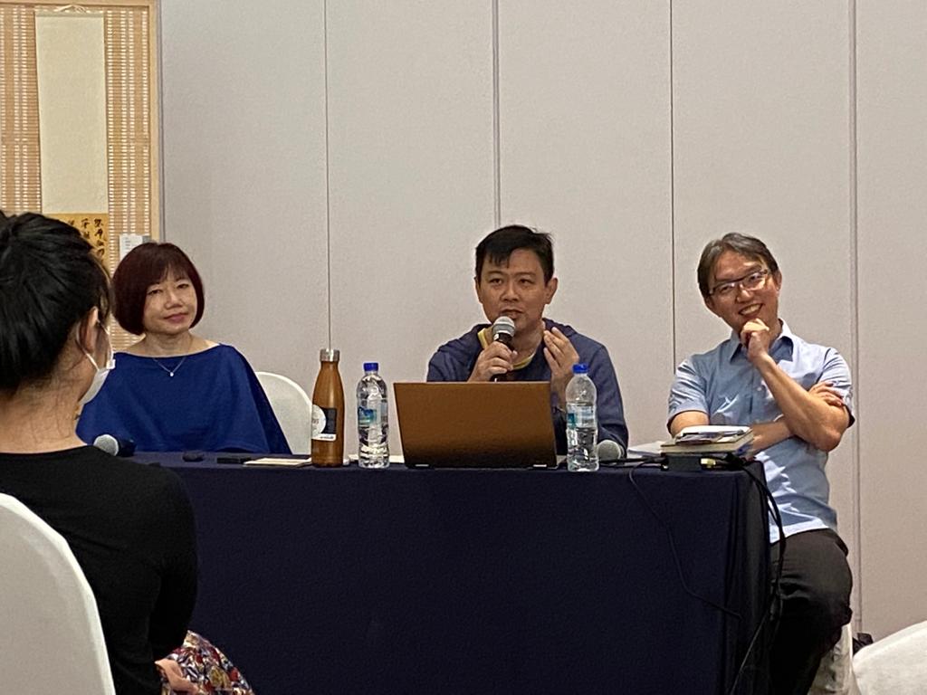 「陳志鋭、周德成、洛夫的詩書畫藝」對談會(111/08/09)