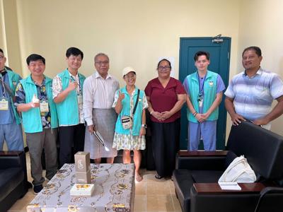 Taiwan Medical Mission from Chung Shan Medical University Hospital arrived Tuvalu