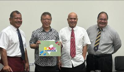 Handover of financial support to the Government of Tuvalu