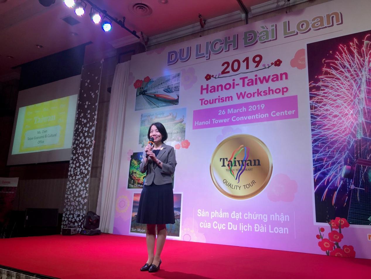 Deputy Representative Chen addresses in the event