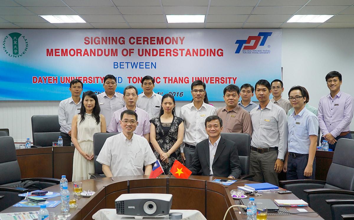 促成大葉大學與孫德勝大學簽署教育合作備忘錄